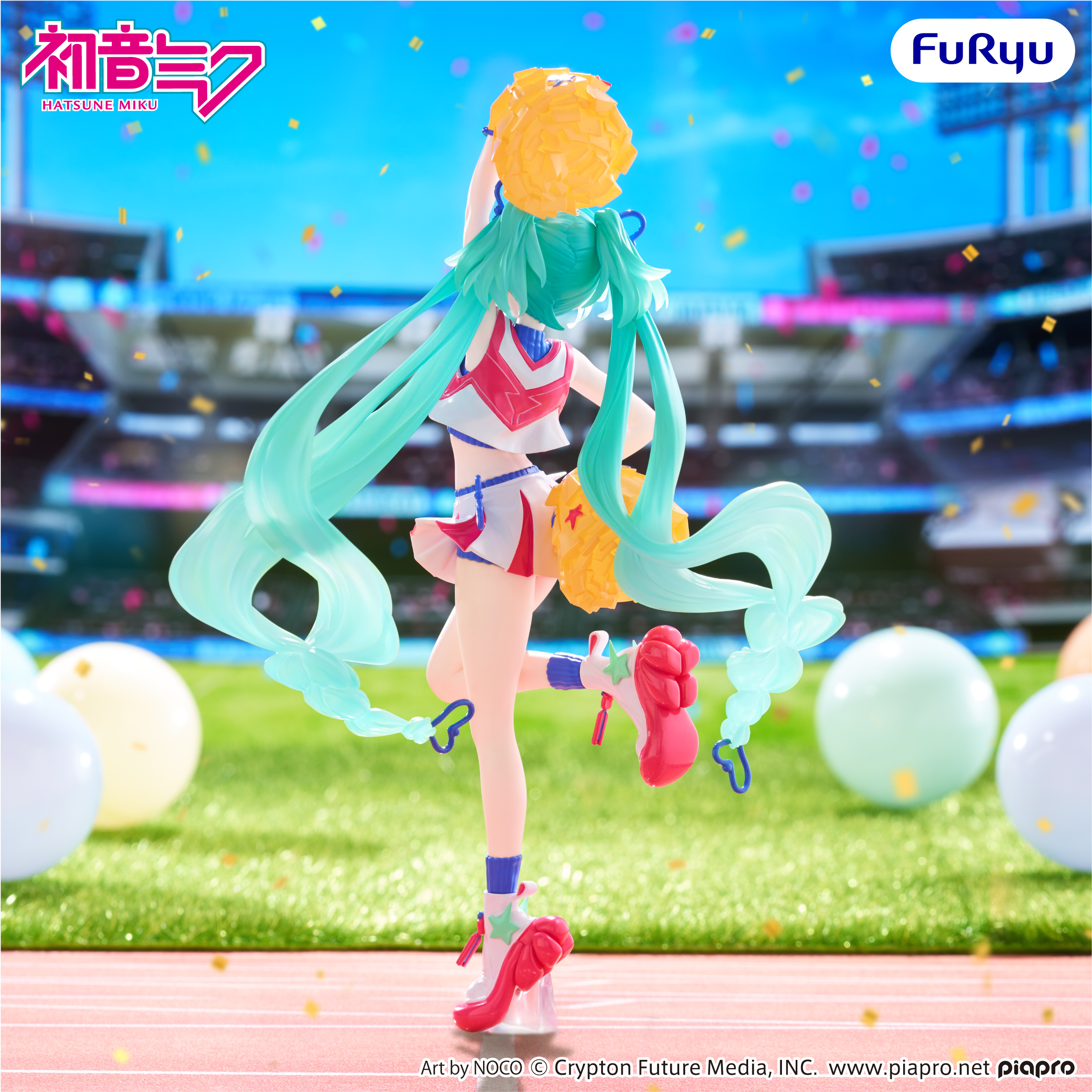Vocaloid Muchute Hatsune Miku (Cheerleader Ver.) Figure Gallery Image 4
