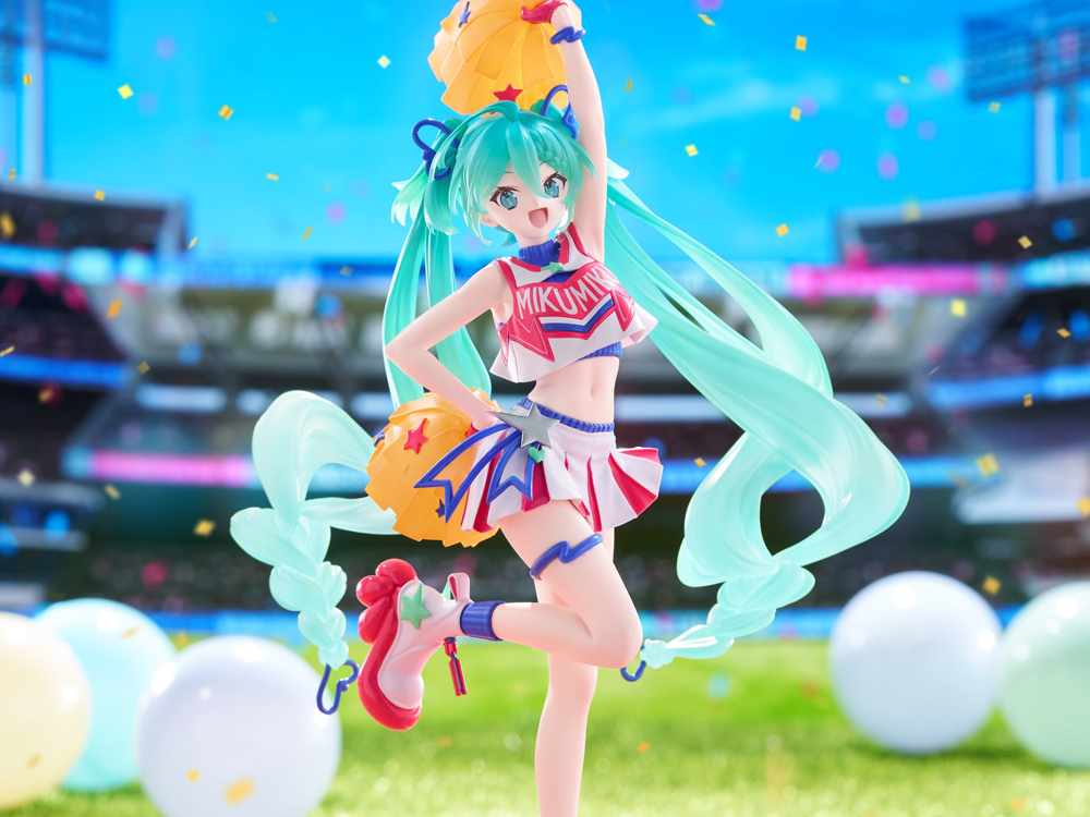 Vocaloid Muchute Hatsune Miku (Cheerleader Ver.) Figure Gallery Image 1