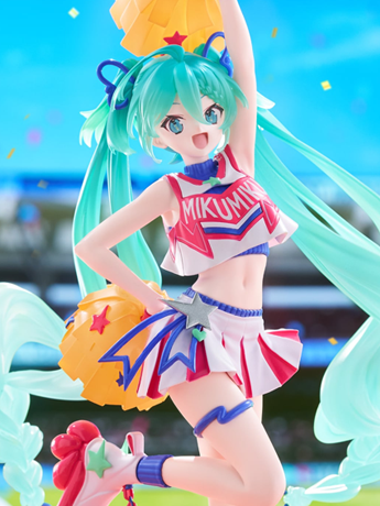 Image of Vocaloid Muchute Hatsune Miku (Cheerleader Ver.) Figure
