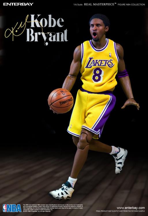Kobe  NBA 1/6  フィギュア  ボールスター Enterbay Real Masterpieces 1/6 NBA LA Lakers Kobe Bryant Sixth