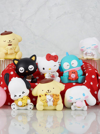 Hello Kitty & Friends Perihapi! Katazun Hug Box of 8 Random Figures