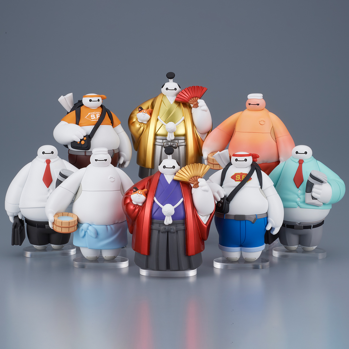 Big Hero 6 Perihapi! Baymax Costume Collection Box of 8 Random Figures