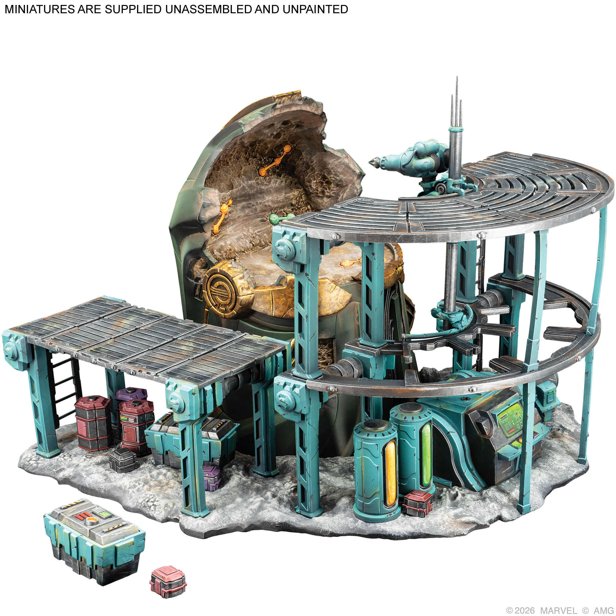 Cosmic Command PR 4枚セット！ Marvel Crisis Protocol Cosmic Motherlode Terrain Pack