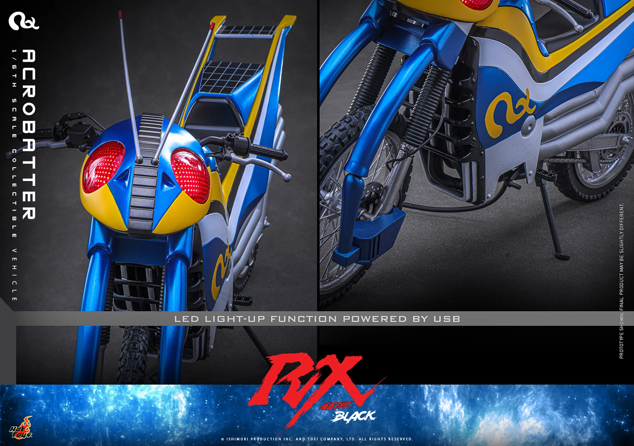 Kamen Rider Black RX TMS182 Acrobatter 1/6 Scale Vehicle Accessory Gallery Image 17