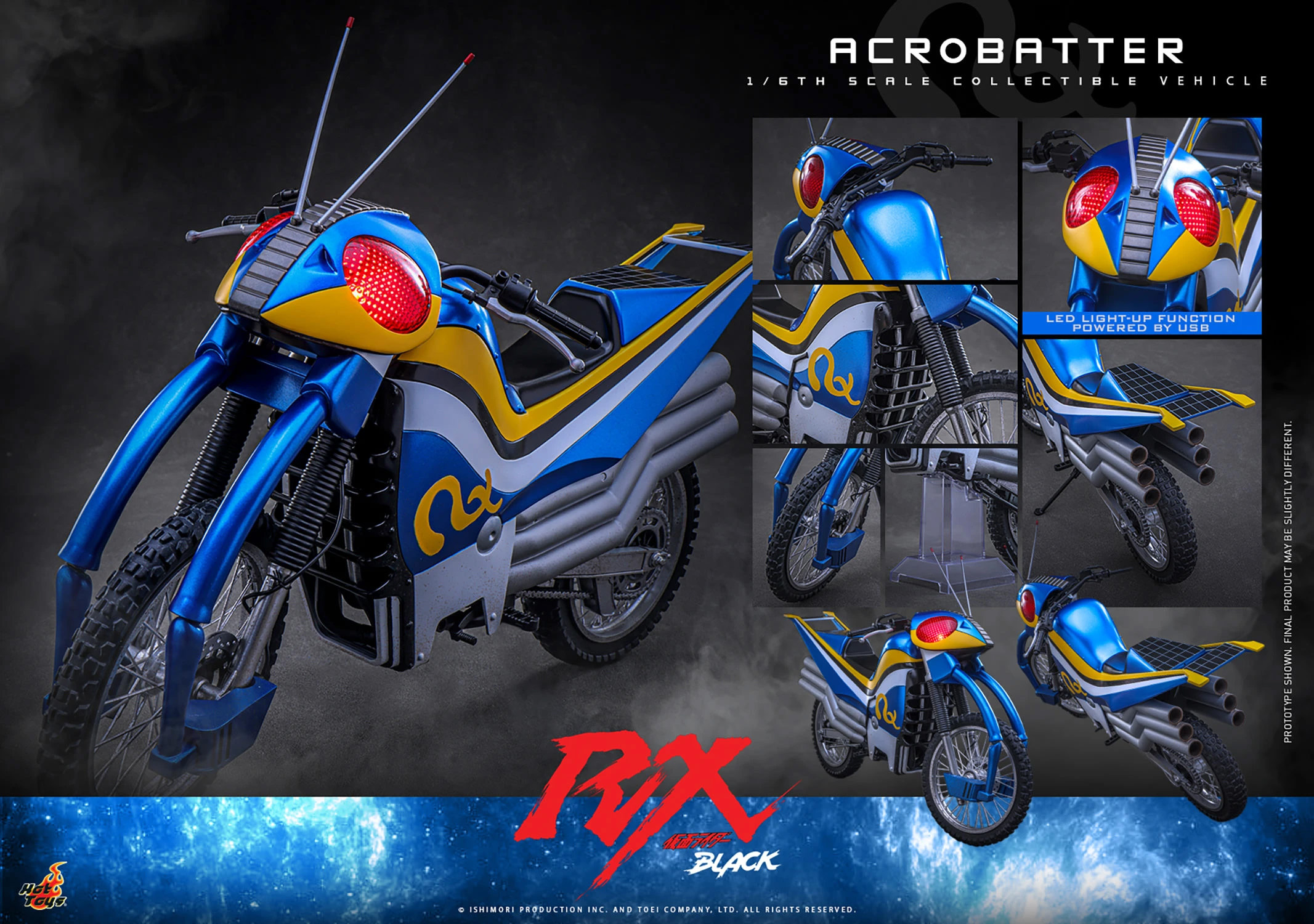 Kamen Rider Black RX TMS182 Acrobatter 1/6 Scale Vehicle Accessory