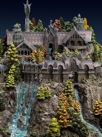 The Lord of the Rings Rivendell Limited Edition Miniature Environment (with Bonus) Gallery Image 2