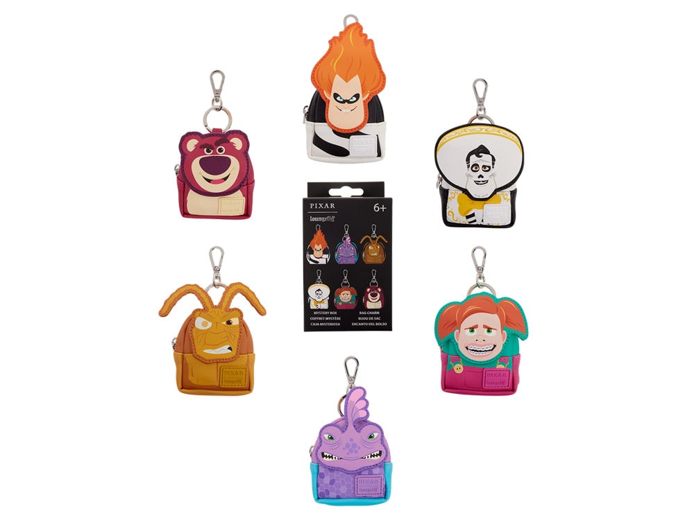 Disney Pixar Rivals Random Mini Backpack Keychain Charm Gallery Image 1