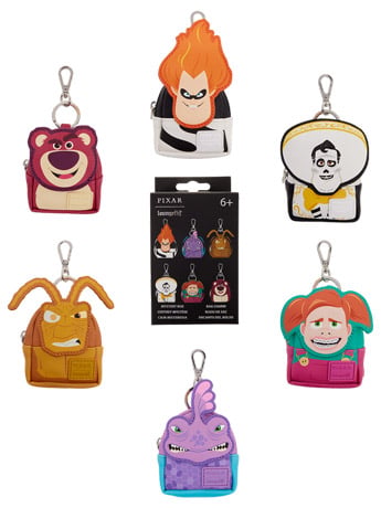 Disney Pixar Rivals Random Mini Backpack Keychain Charm Gallery Image 2