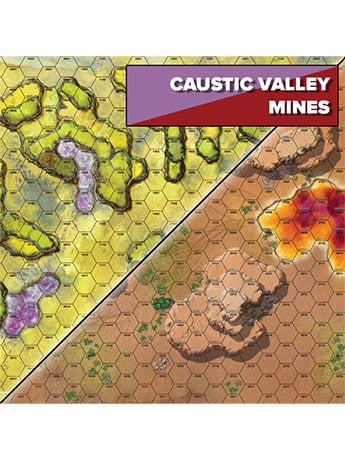 BattleTech: BattleMat Alien Worlds Caustic Valley & Mines Gallery Image 2
