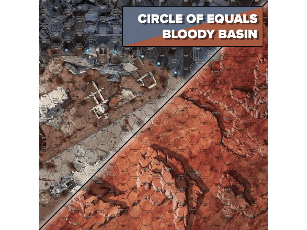 BattleTech: BattleMat Strana Mechty Circle of Equals & Bloody Basin Gallery Image 1