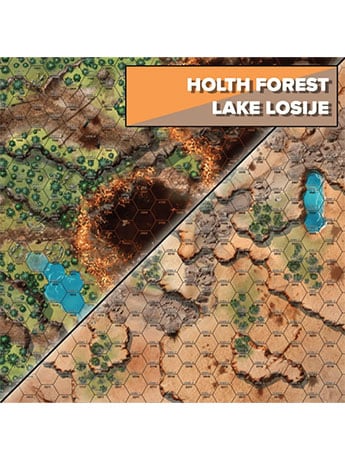 BattleTech: BattleMat Tukkayid Holth Forest & Lake Losije Gallery Image 2
