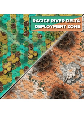 BattleTech: BattleMat Tukkayid Racice River Delta & Deployment Zone Gallery Image 2