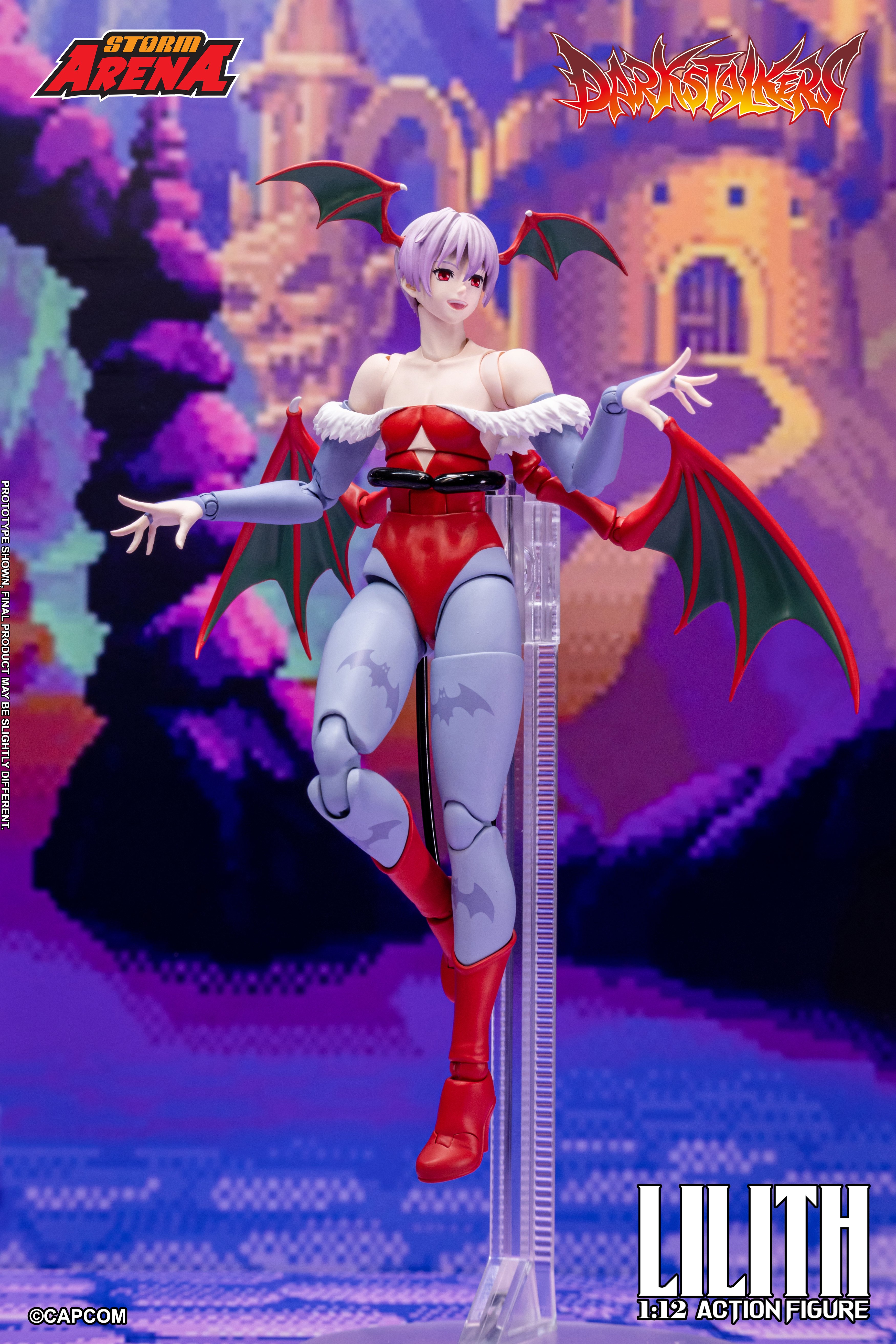 Darkstalkers Storm Arena Lilith 1/12 Scale Action Figure Gallery Image 9