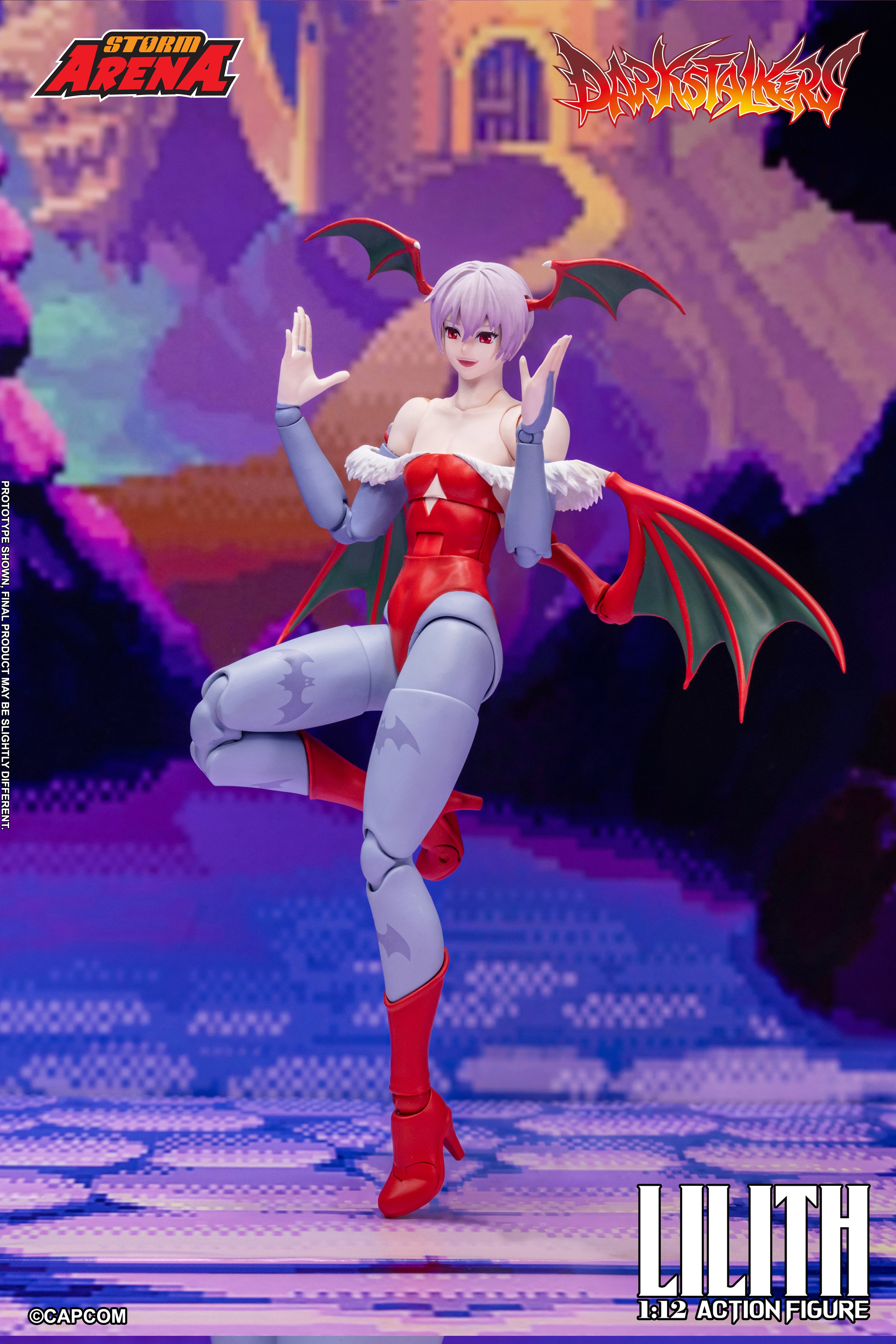 Darkstalkers Storm Arena Lilith 1/12 Scale Action Figure Gallery Image 7