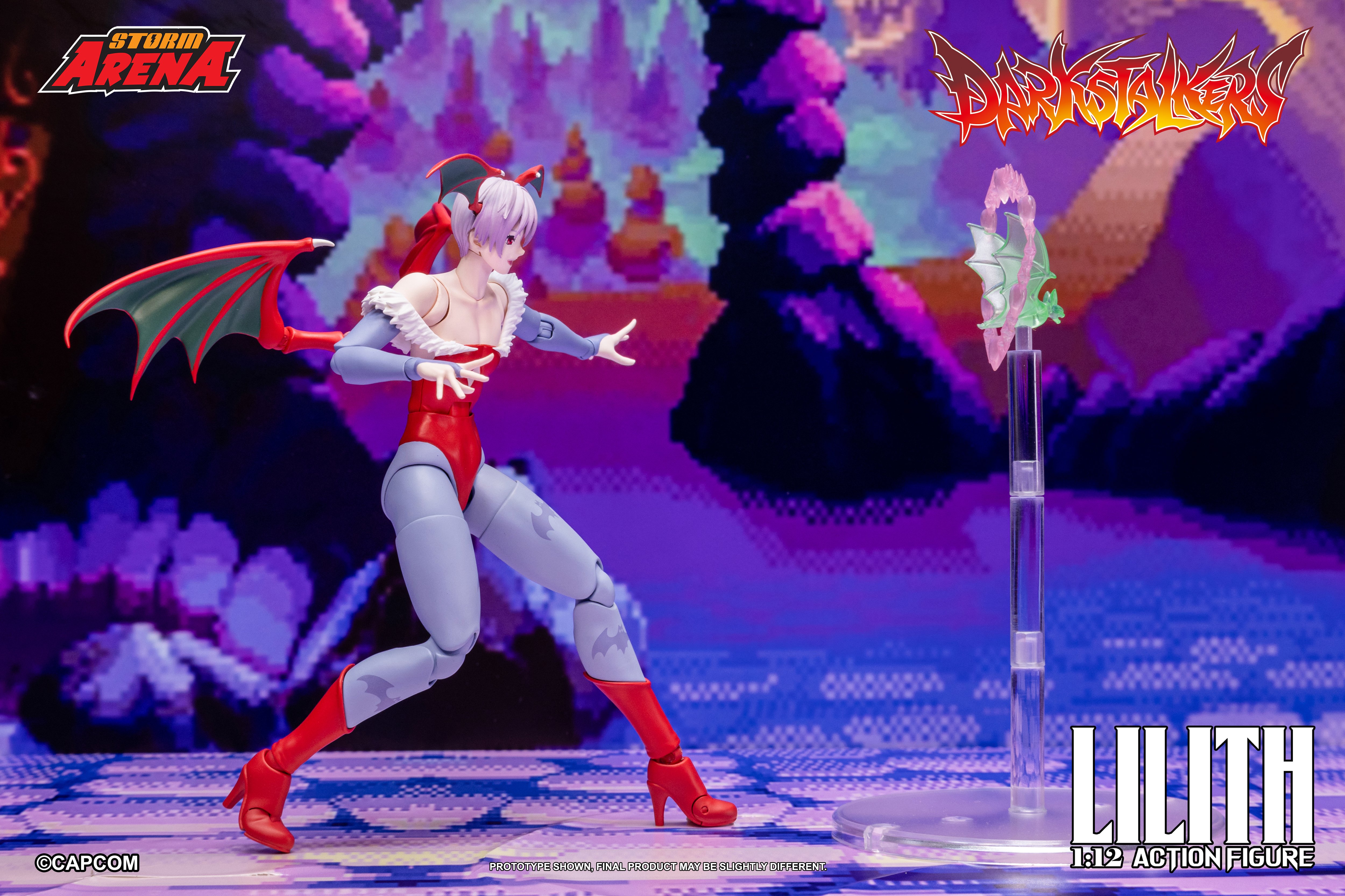 Darkstalkers Storm Arena Lilith 1/12 Scale Action Figure Gallery Image 12