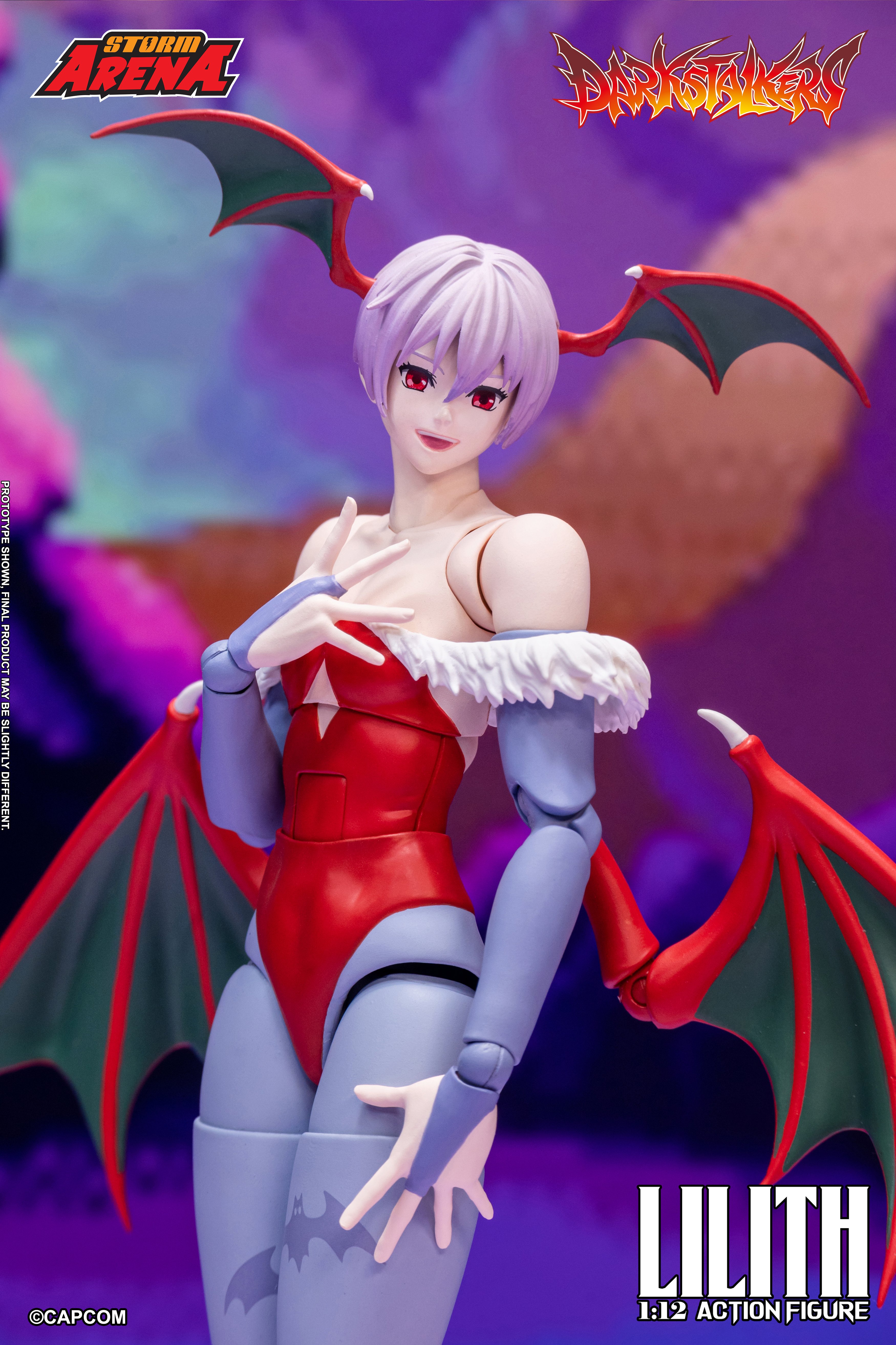 Darkstalkers Storm Arena Lilith 1/12 Scale Action Figure Gallery Image 8