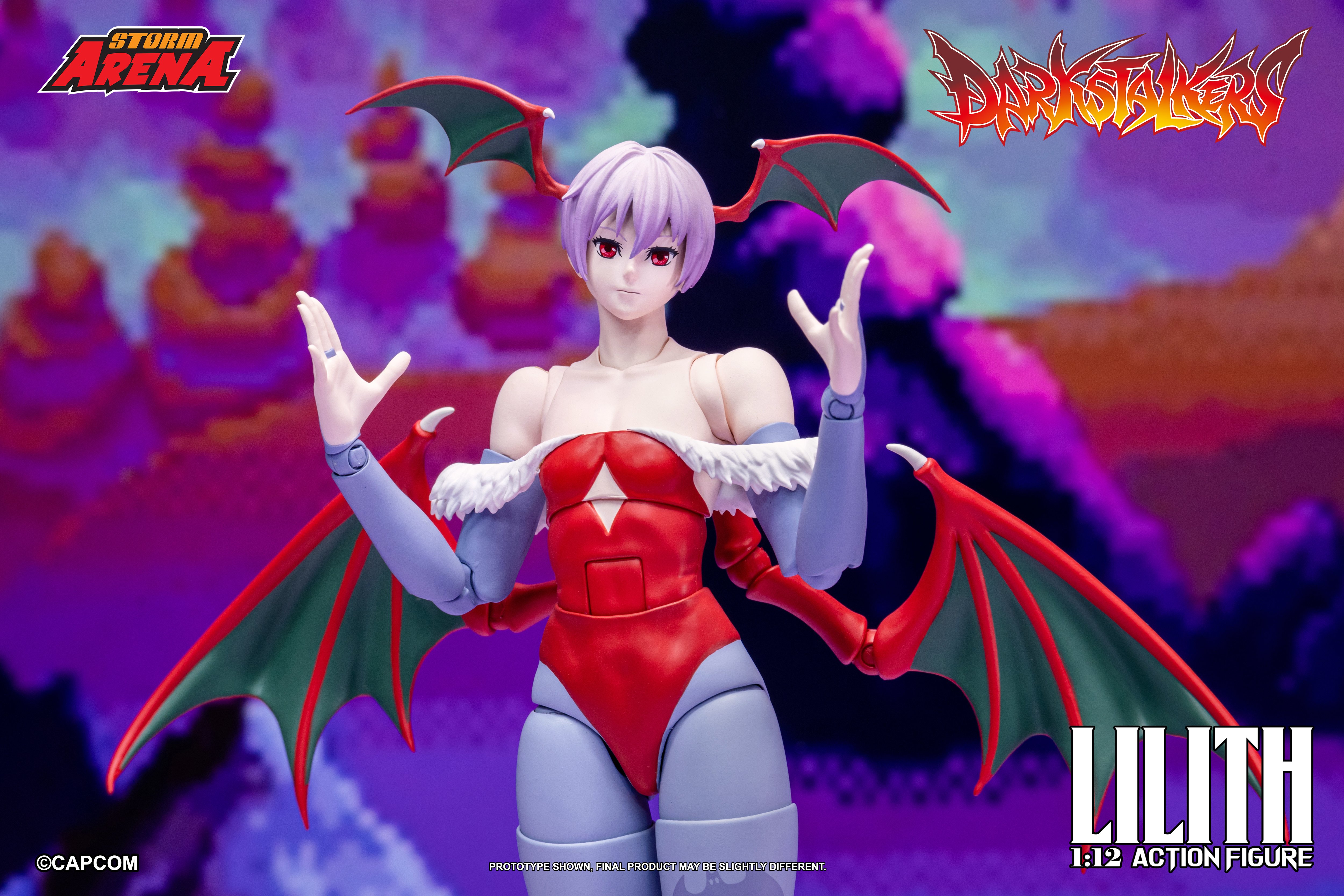 Darkstalkers Storm Arena Lilith 1/12 Scale Action Figure Gallery Image 13