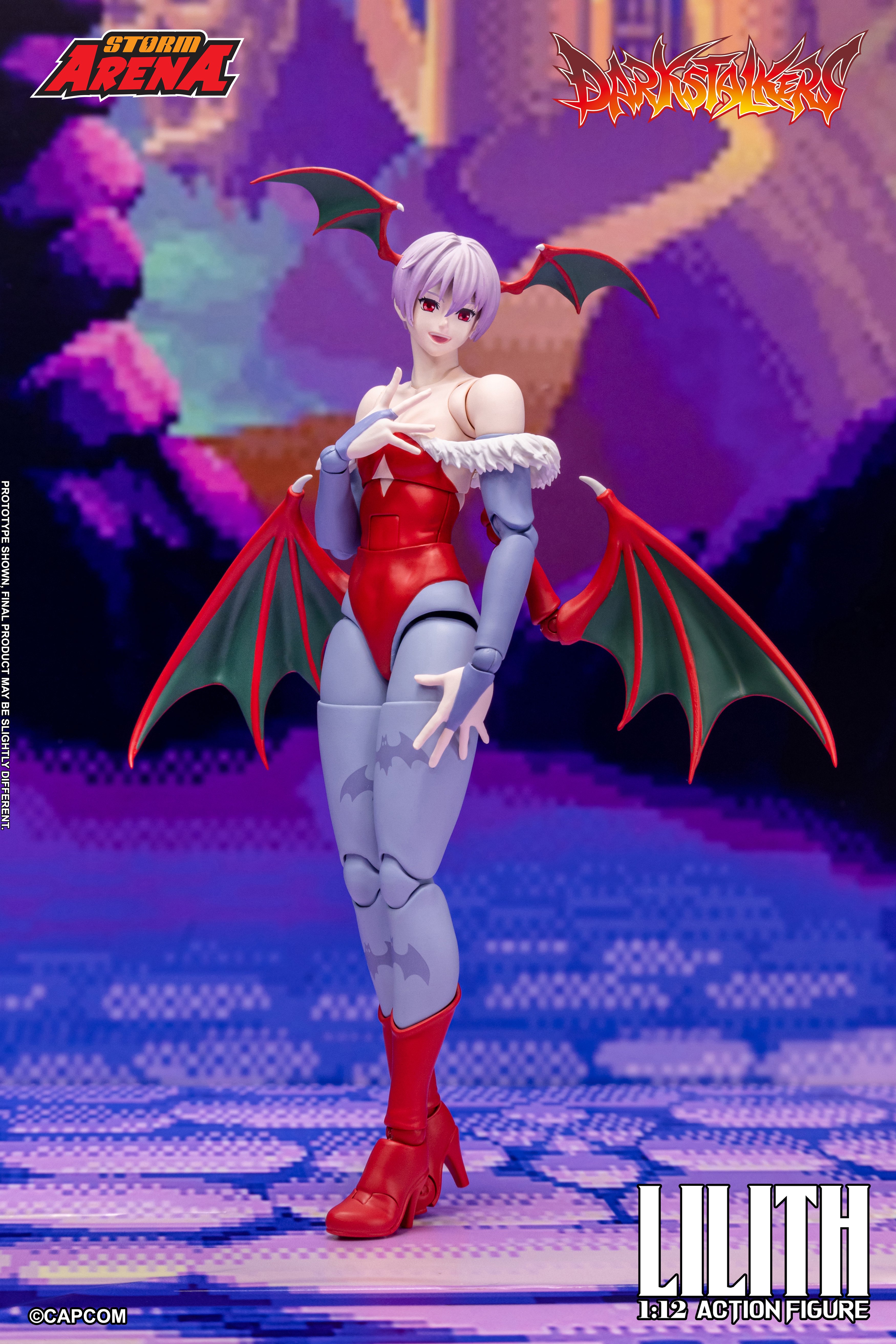 Darkstalkers Storm Arena Lilith 1/12 Scale Action Figure Gallery Image 5