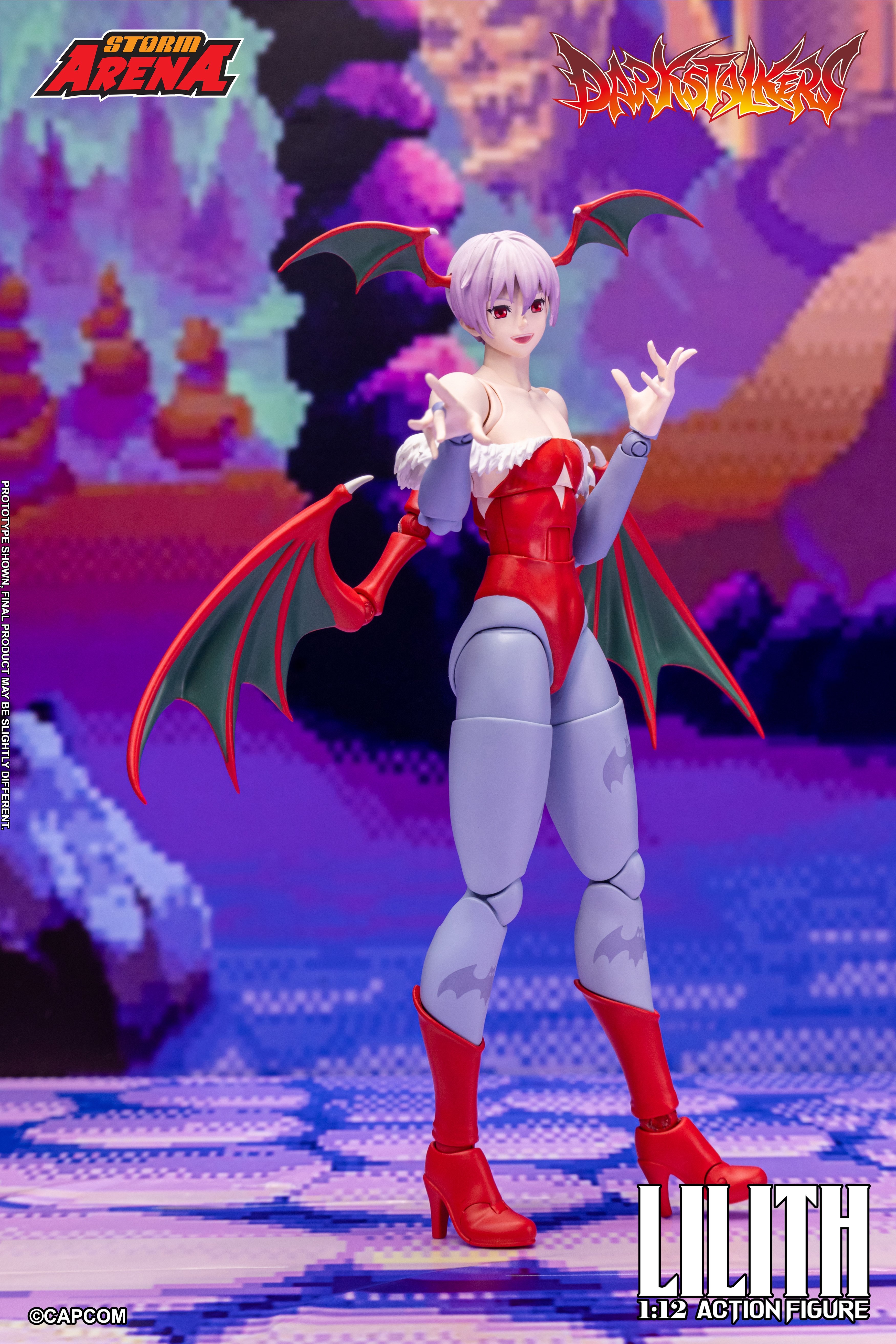 Darkstalkers Storm Arena Lilith 1/12 Scale Action Figure Gallery Image 6