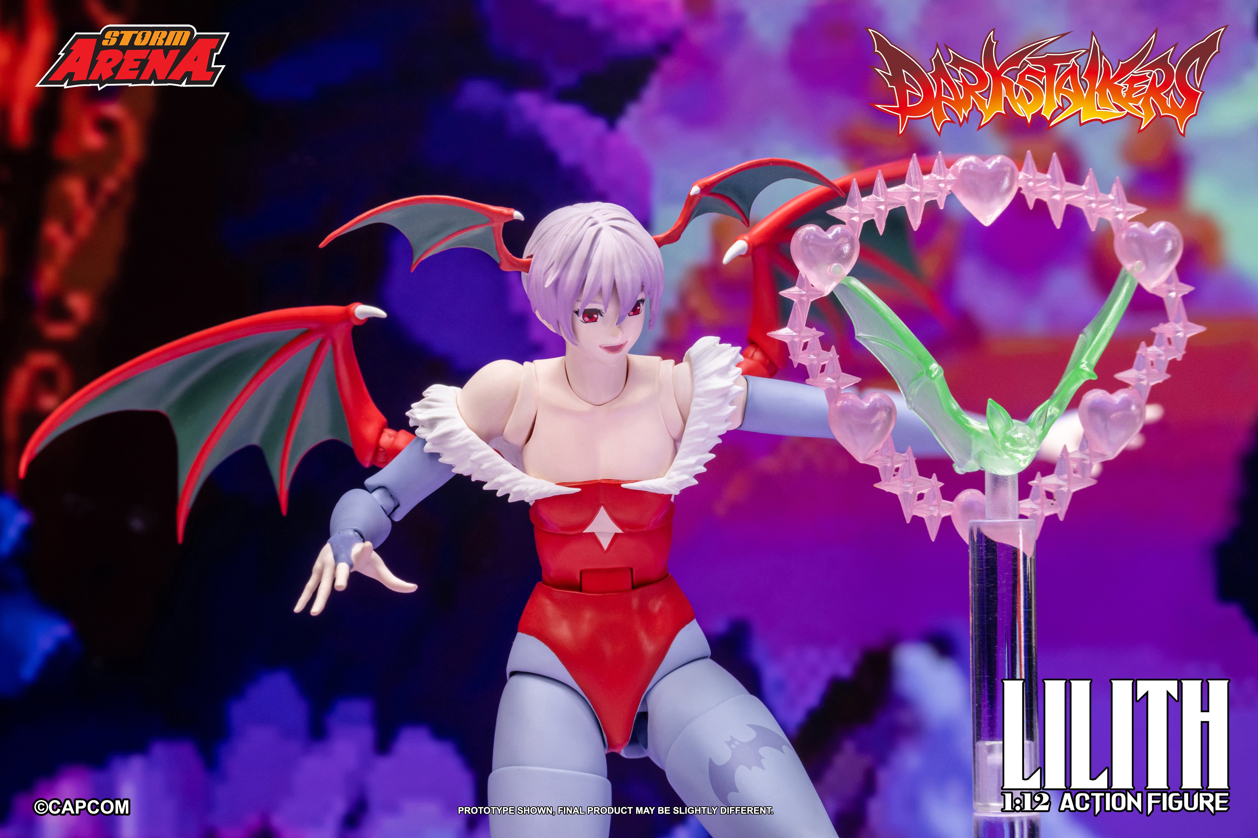 Darkstalkers Storm Arena Lilith 1/12 Scale Action Figure Gallery Image 17