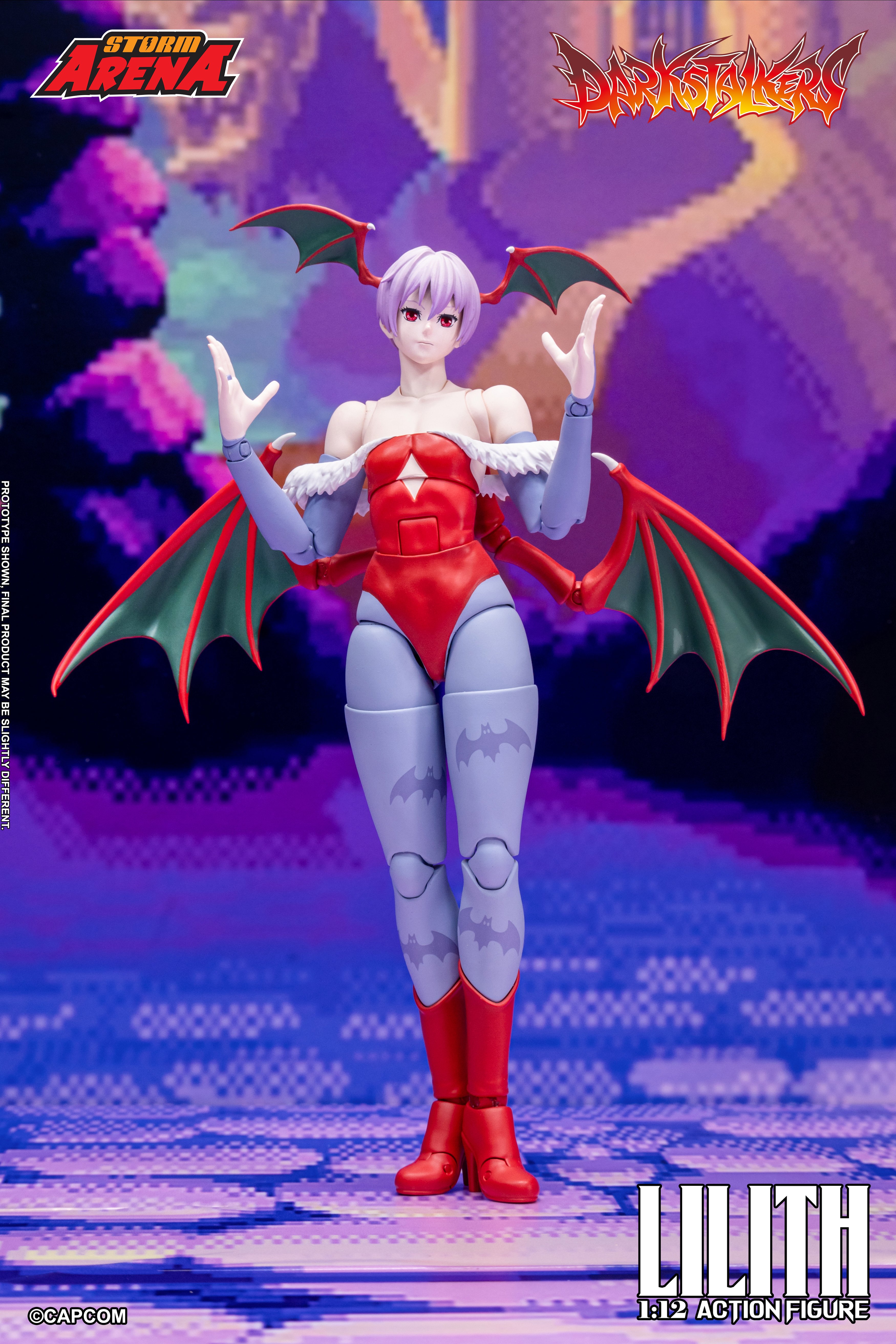 Darkstalkers Storm Arena Lilith 1/12 Scale Action Figure Gallery Image 3