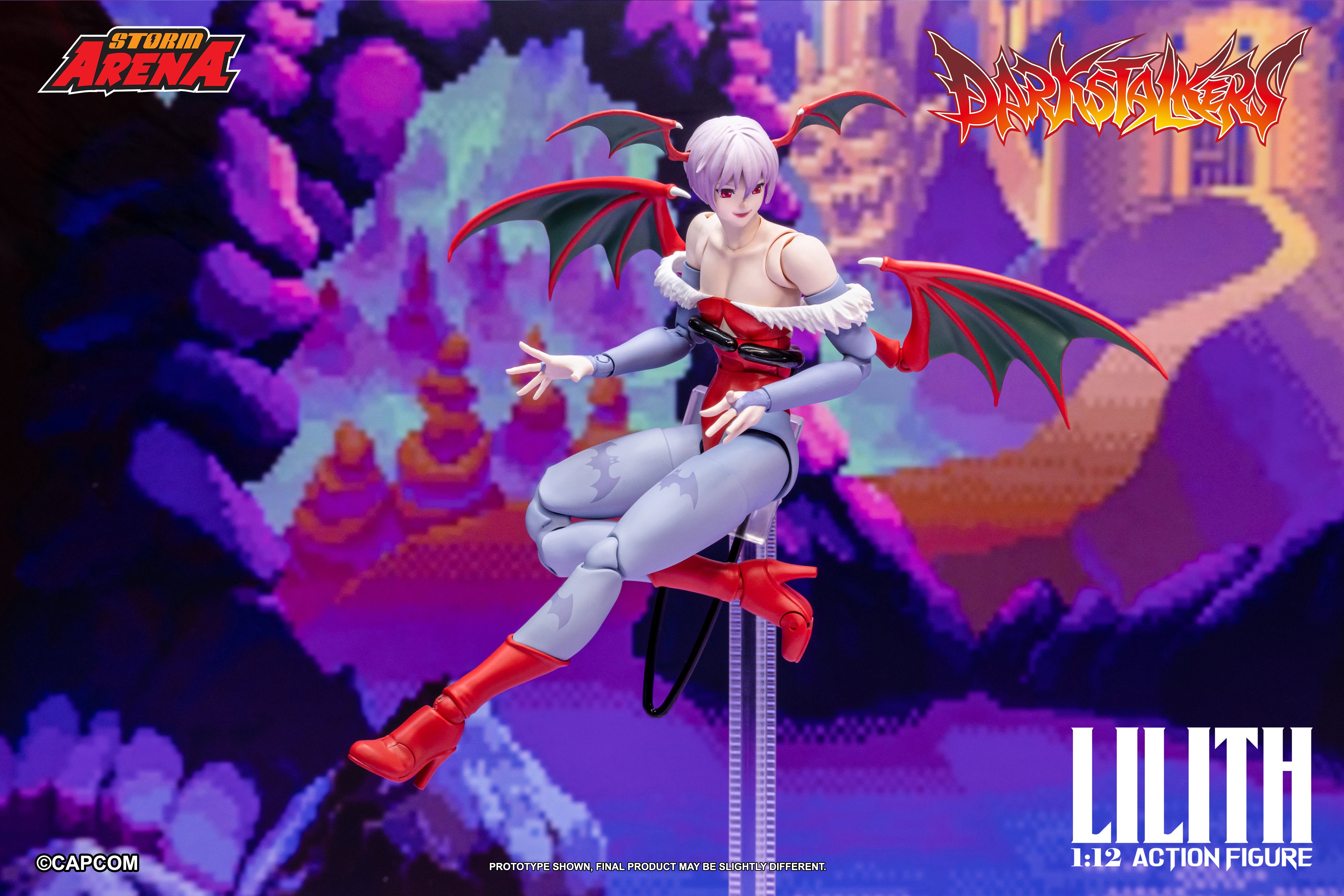 Darkstalkers Storm Arena Lilith 1/12 Scale Action Figure Gallery Image 11