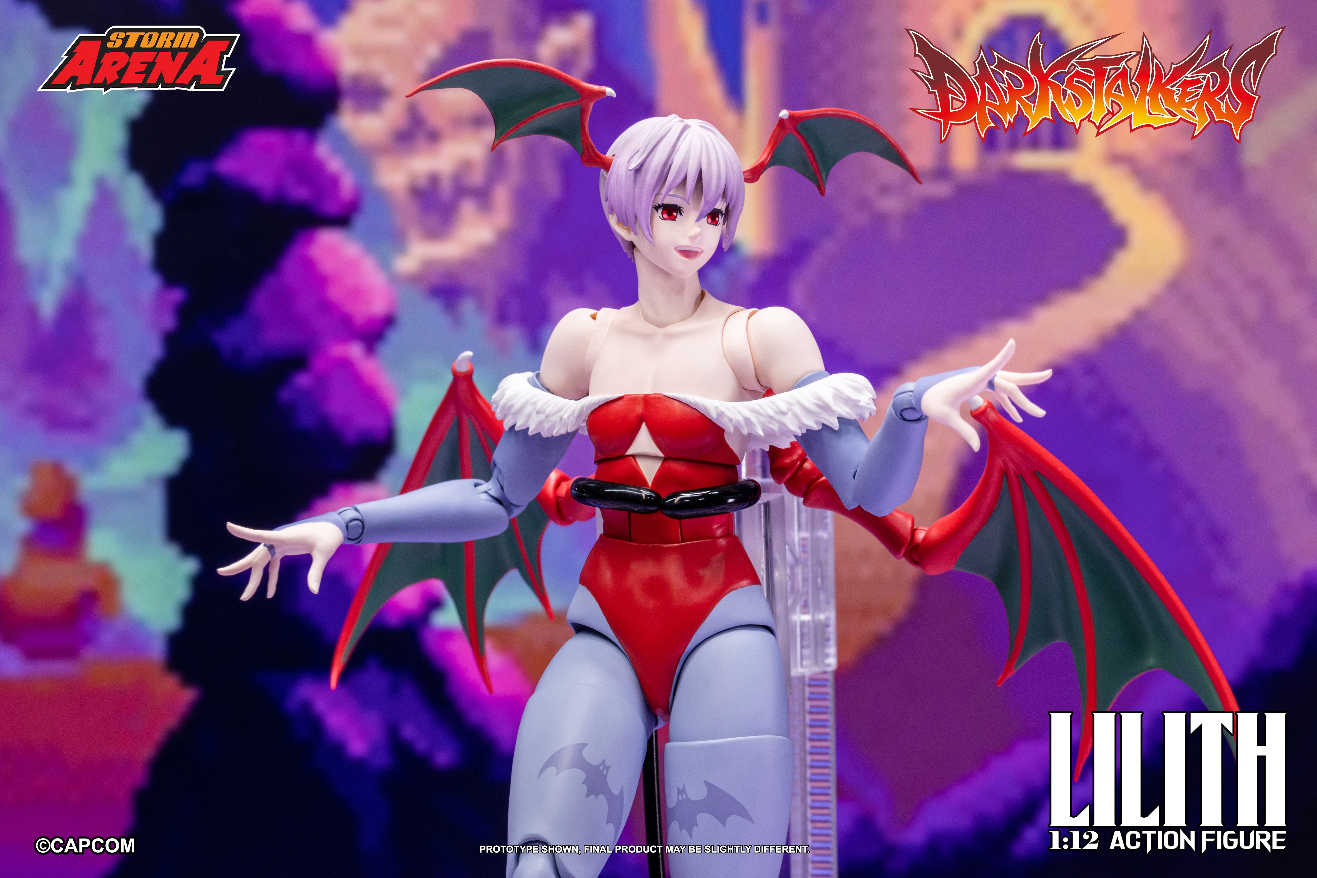Darkstalkers Storm Arena Lilith 1/12 Scale Action Figure Gallery Image 15