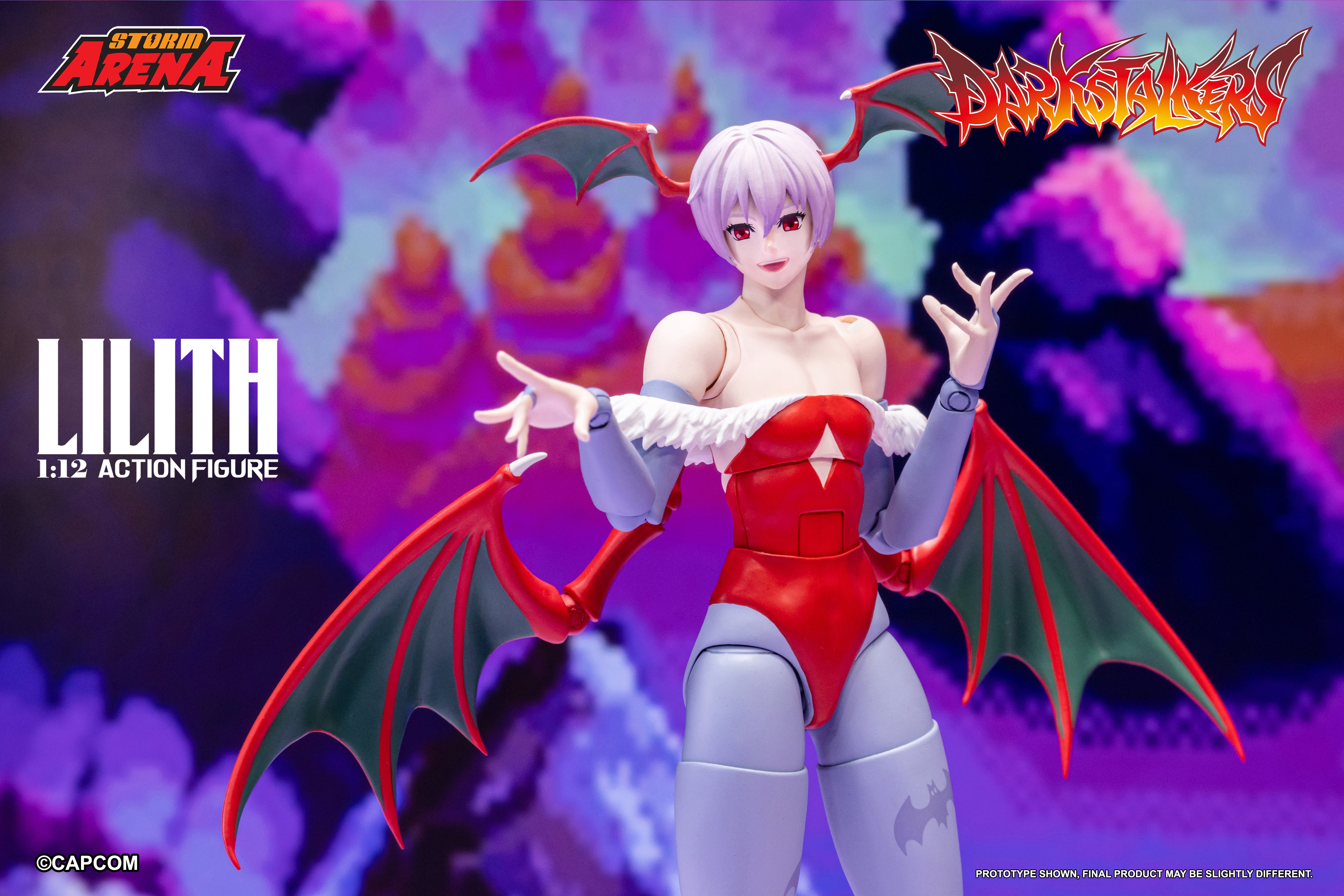 Darkstalkers Storm Arena Lilith 1/12 Scale Action Figure Gallery Image 14