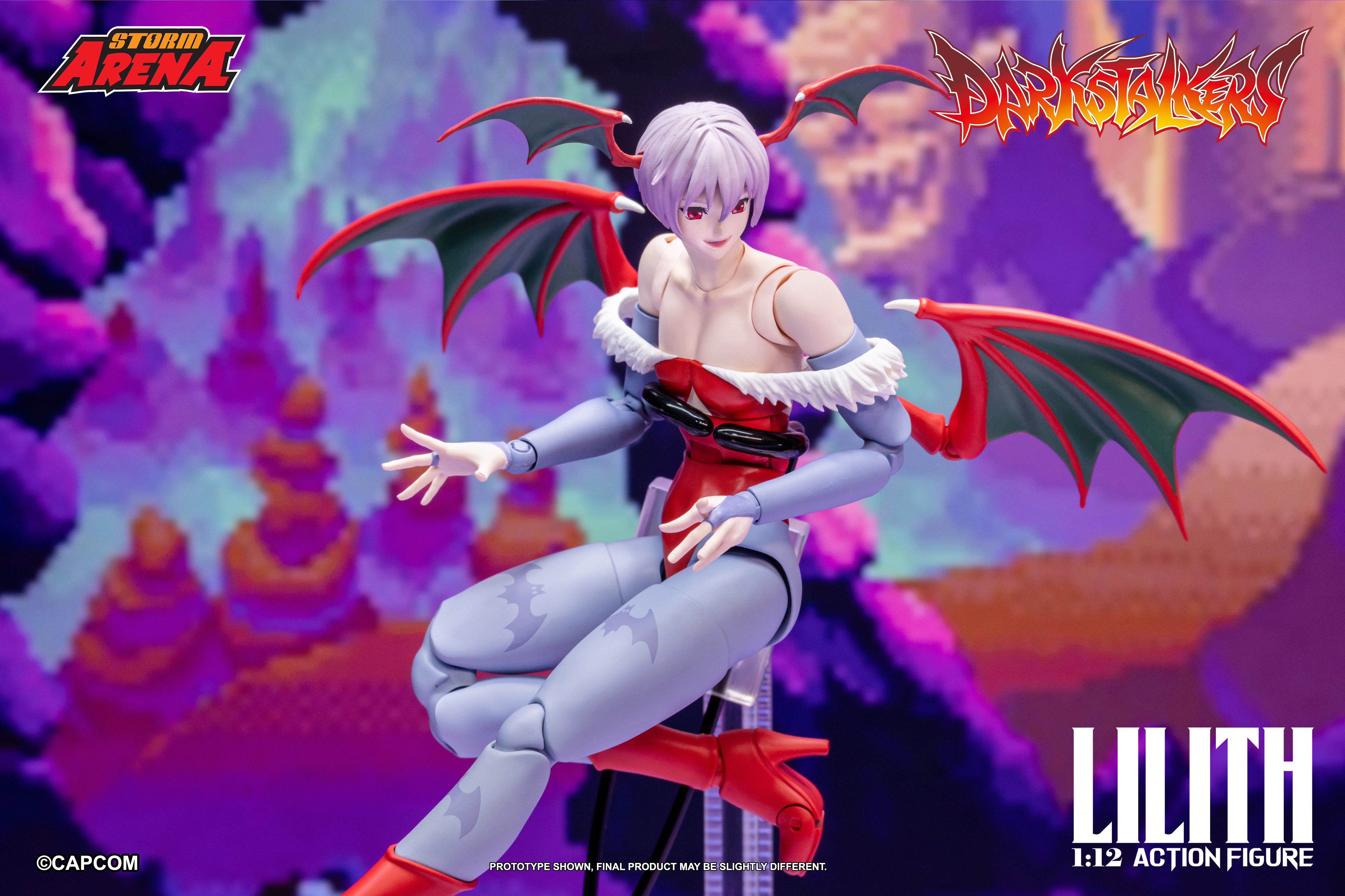 Darkstalkers Storm Arena Lilith 1/12 Scale Action Figure Gallery Image 16