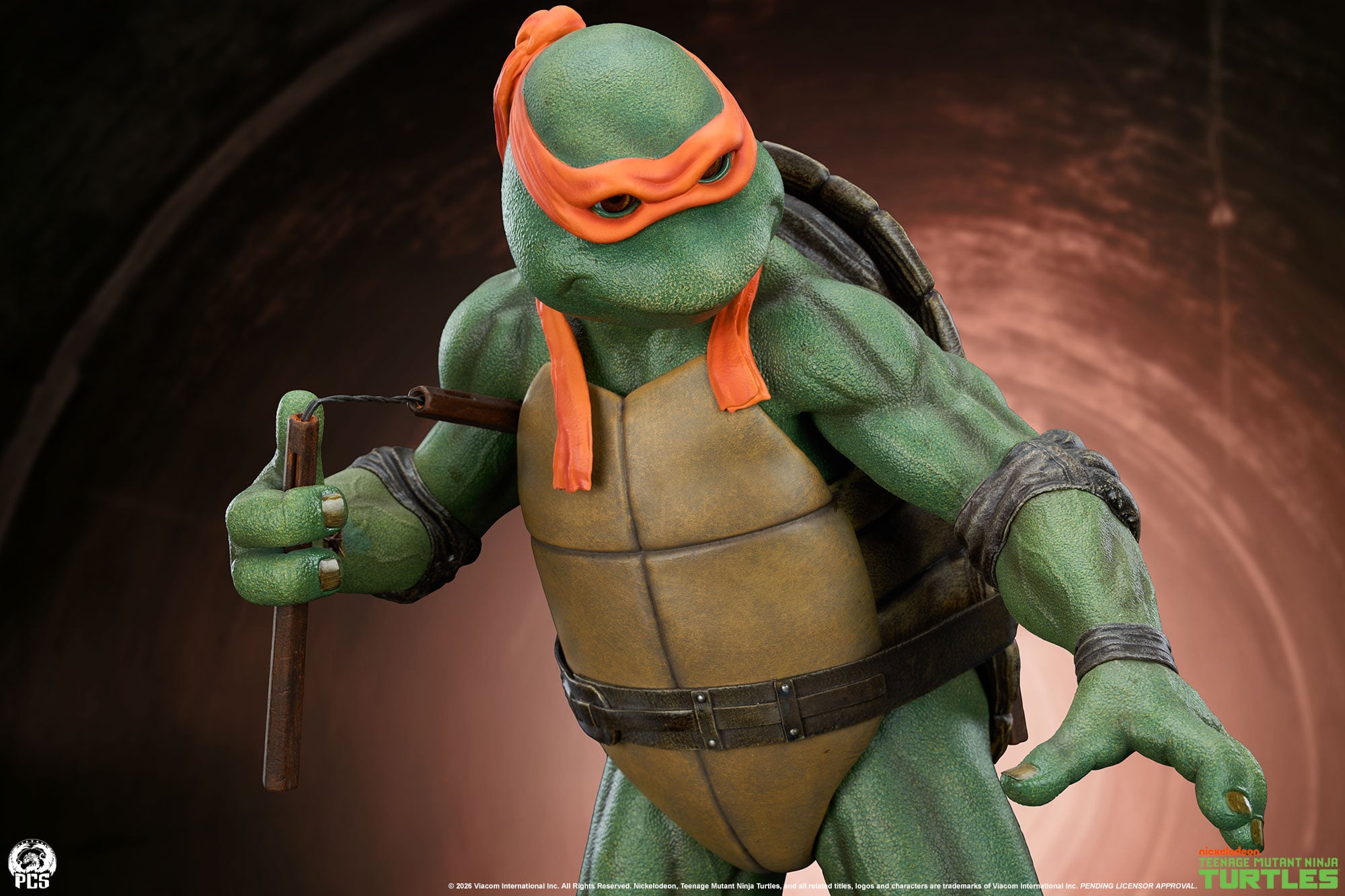 Teenage Mutant Ninja Turtles (1990) Michelangelo 1/2 Scale Limited Edition Statue Gallery Image 12