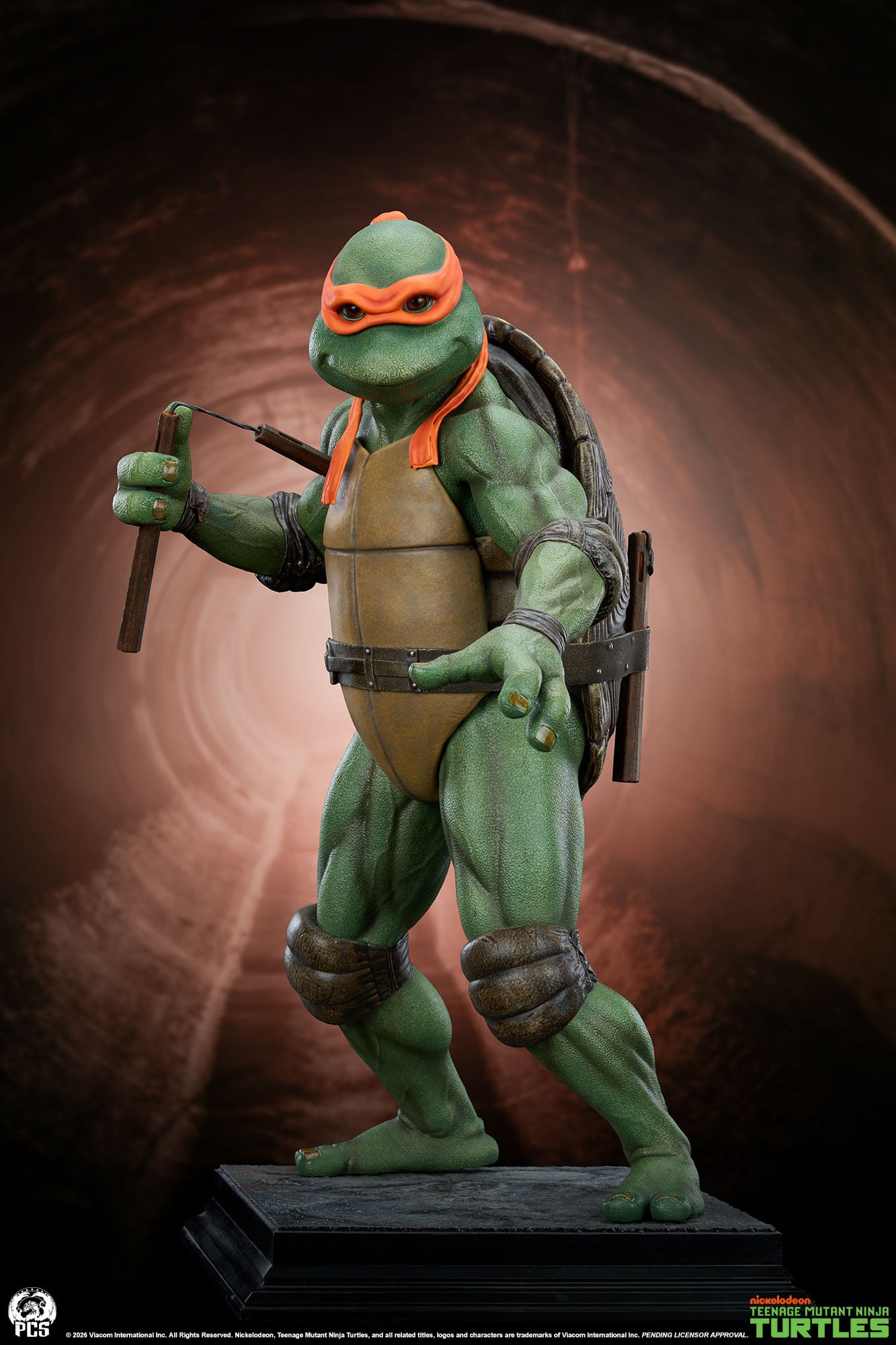 Teenage Mutant Ninja Turtles (1990) Michelangelo 1/2 Scale Limited Edition Statue Gallery Image 3