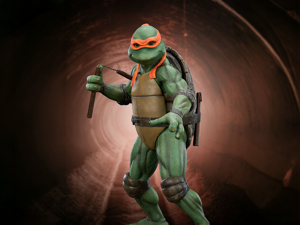 Teenage Mutant Ninja Turtles (1990) Michelangelo 1/2 Scale Limited Edition Statue Gallery Image 1