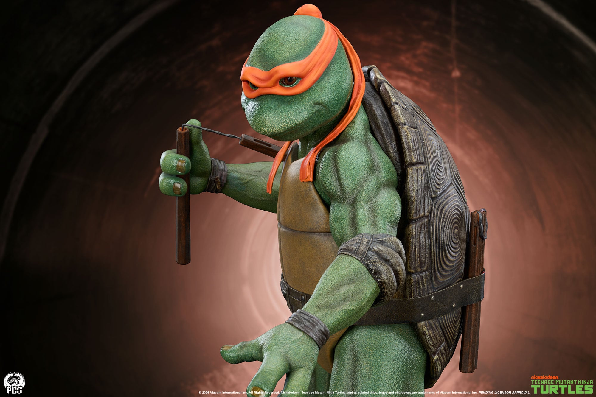 Teenage Mutant Ninja Turtles (1990) Michelangelo 1/2 Scale Limited Edition Statue Gallery Image 13