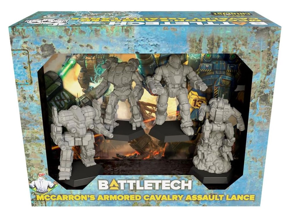 BattleTech: McCarron's Cavalry Assault Lance Miniature ForcePack Gallery Image 1