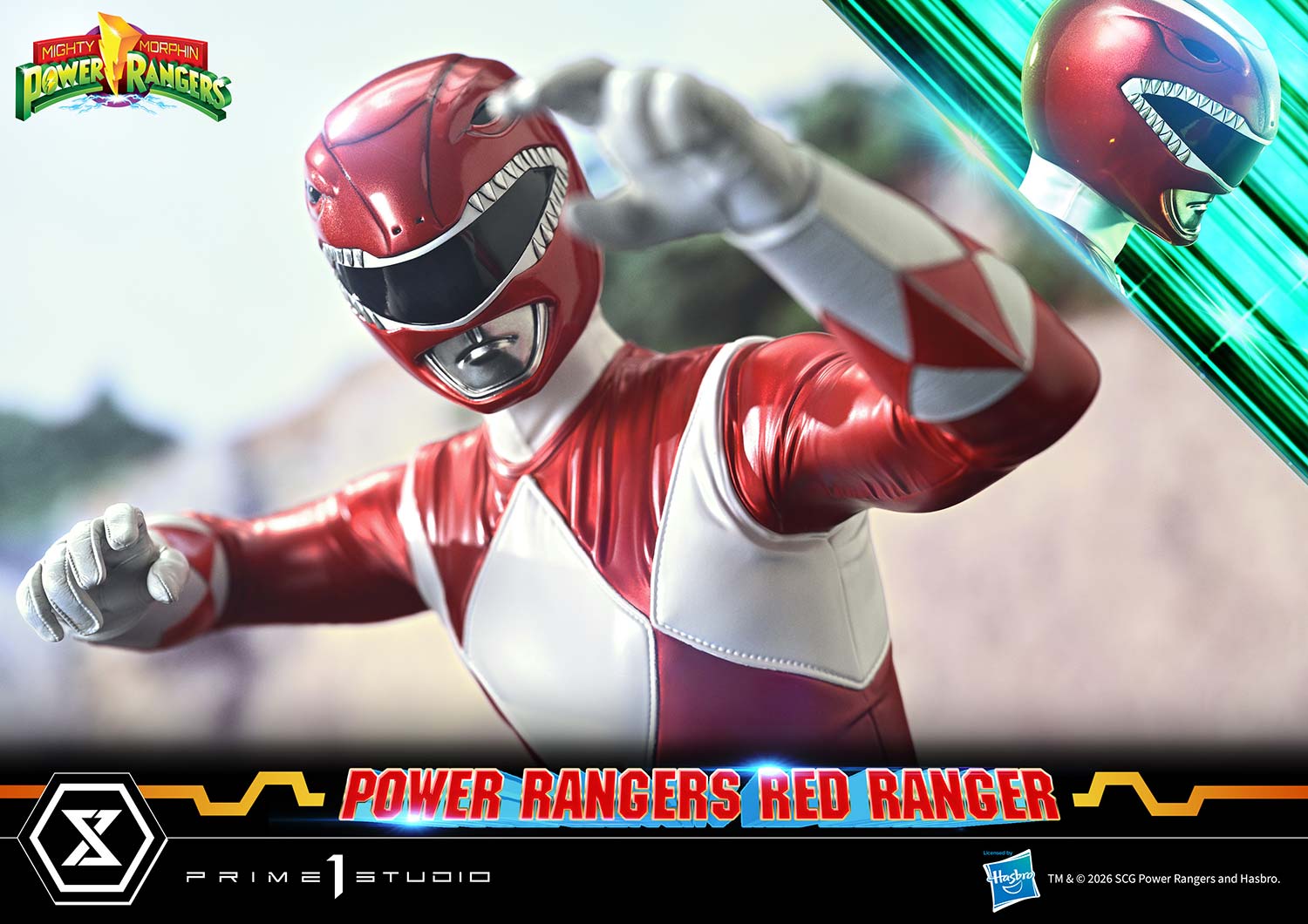 Mighty Morphin Power Rangers Premium Masterline Red Ranger 1/4 Scale Statue Gallery Image 7
