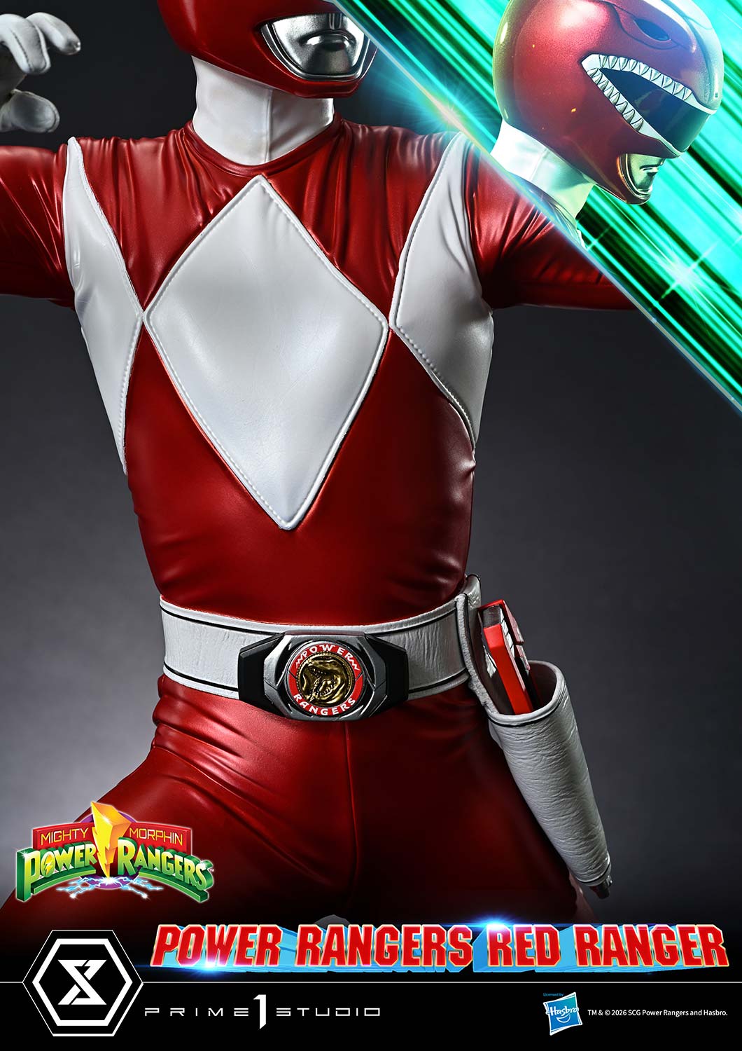 Mighty Morphin Power Rangers Premium Masterline Red Ranger 1/4 Scale Statue Gallery Image 14