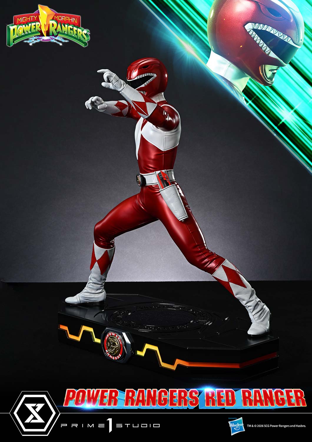 Mighty Morphin Power Rangers Premium Masterline Red Ranger 1/4 Scale Statue Gallery Image 23
