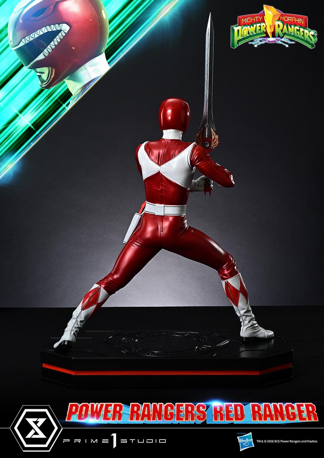 Mighty Morphin Power Rangers Premium Masterline Red Ranger 1/4 Scale Statue Gallery Image 25
