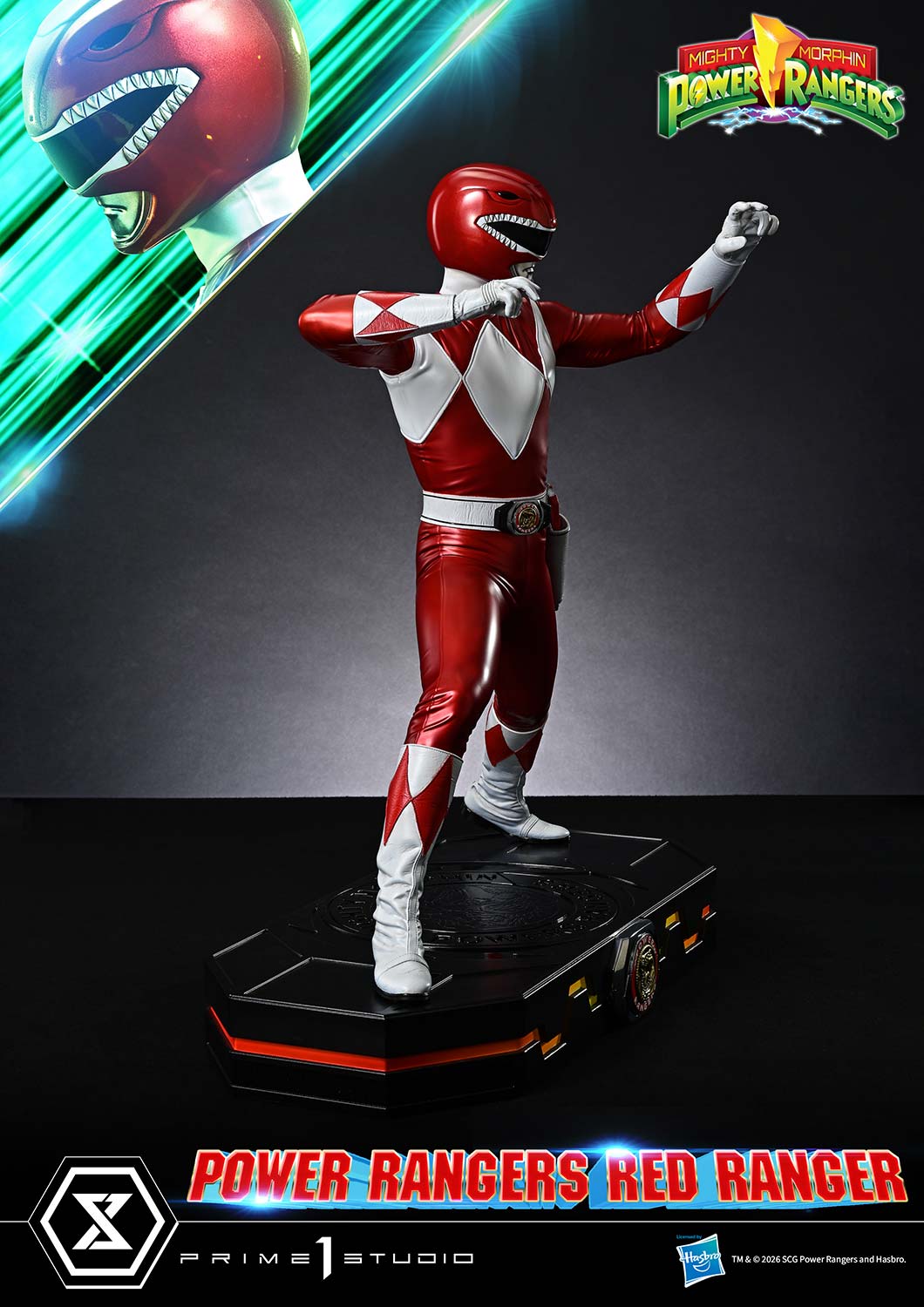 Mighty Morphin Power Rangers Premium Masterline Red Ranger 1/4 Scale Statue Gallery Image 22