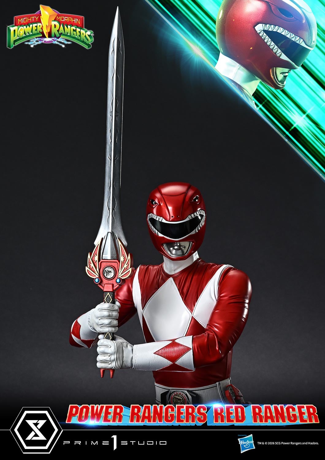 Mighty Morphin Power Rangers Premium Masterline Red Ranger 1/4 Scale Statue Gallery Image 13