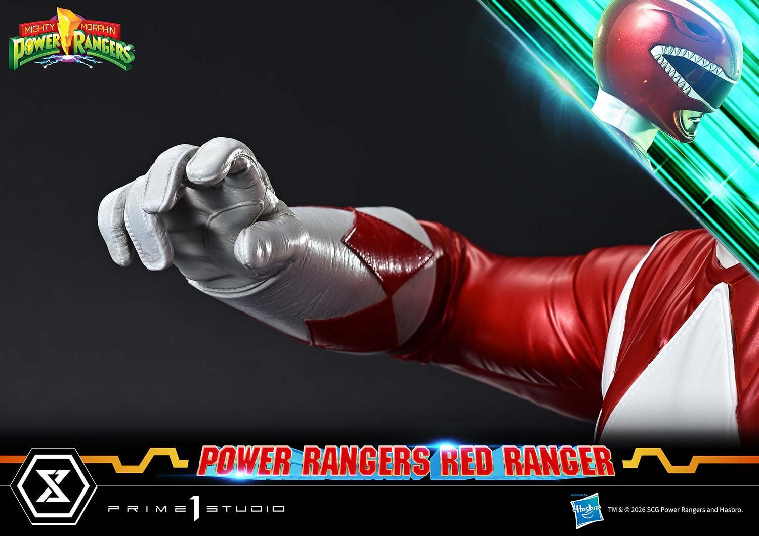 Mighty Morphin Power Rangers Premium Masterline Red Ranger 1/4 Scale Statue Gallery Image 17