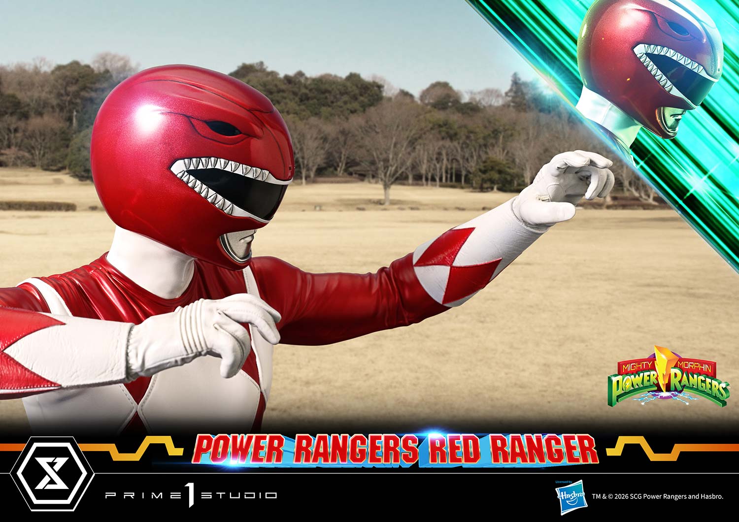 Mighty Morphin Power Rangers Premium Masterline Red Ranger 1/4 Scale Statue Gallery Image 9