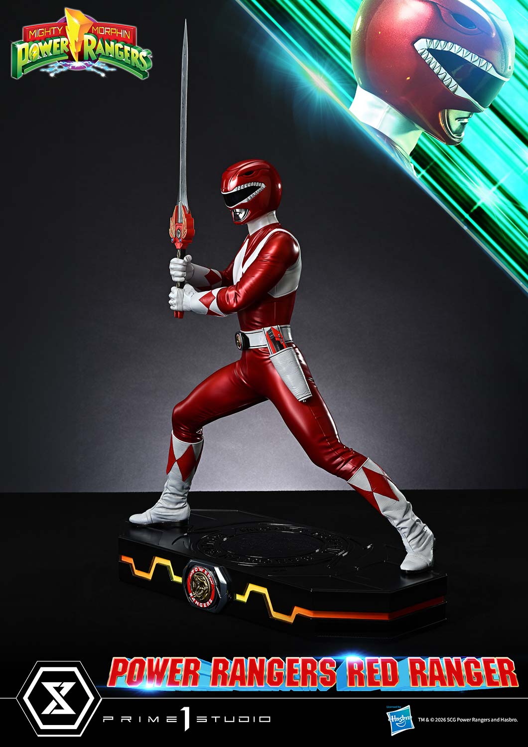 Mighty Morphin Power Rangers Premium Masterline Red Ranger 1/4 Scale Statue Gallery Image 27