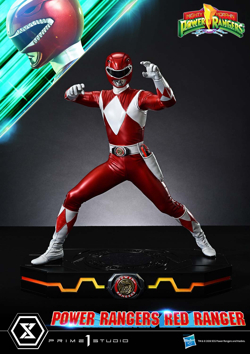Mighty Morphin Power Rangers Premium Masterline Red Ranger 1/4 Scale Statue Gallery Image 20