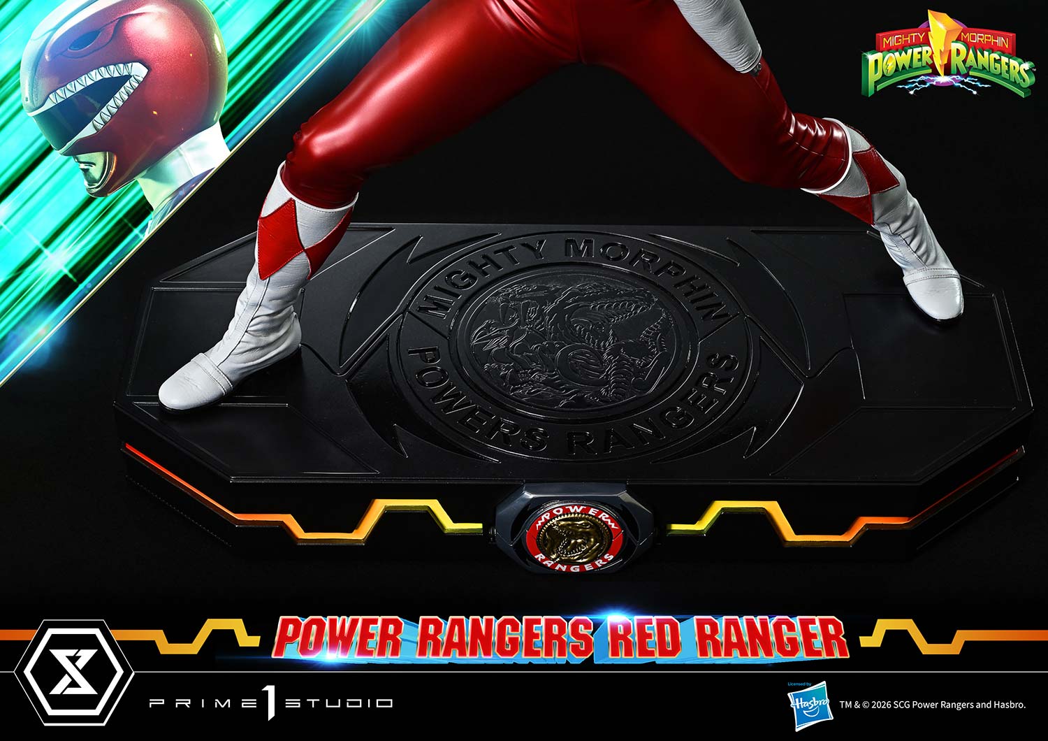 Mighty Morphin Power Rangers Premium Masterline Red Ranger 1/4 Scale Statue Gallery Image 19