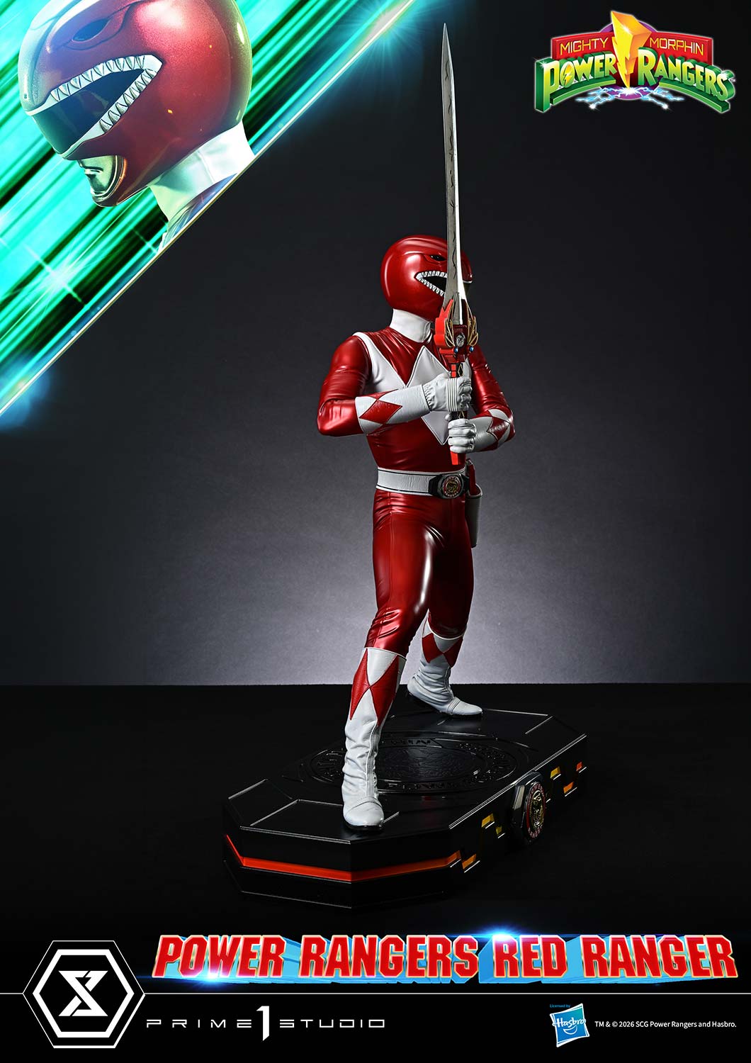 Mighty Morphin Power Rangers Premium Masterline Red Ranger 1/4 Scale Statue Gallery Image 26