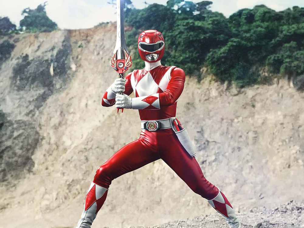 Mighty Morphin Power Rangers Premium Masterline Red Ranger 1/4 Scale Statue Gallery Image 1