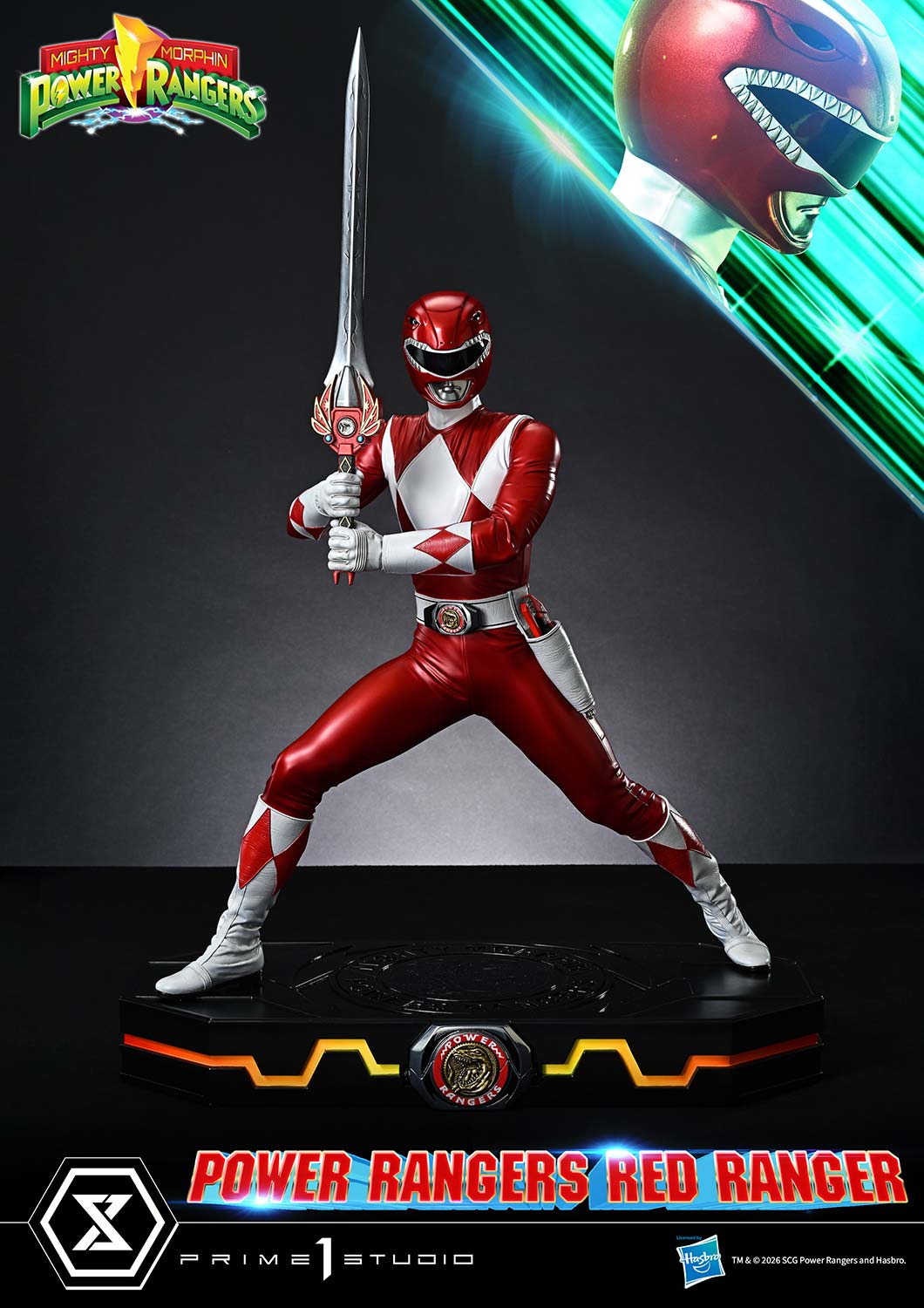 Mighty Morphin Power Rangers Premium Masterline Red Ranger 1/4 Scale Statue Gallery Image 24