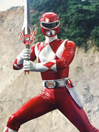 Mighty Morphin Power Rangers Premium Masterline Red Ranger 1/4 Scale Statue Gallery Image 2
