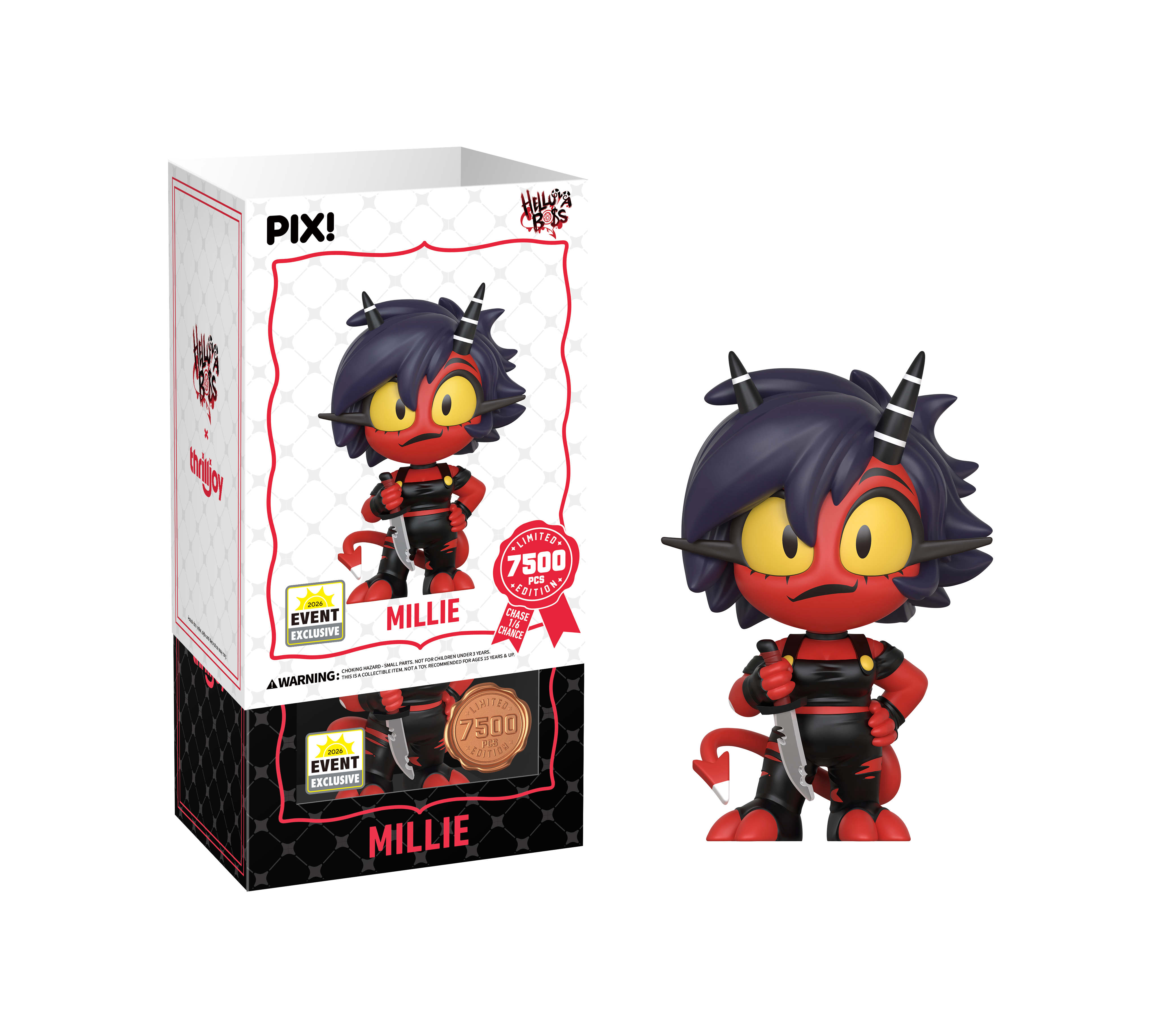 Helluva Boss PIX! Millie Limited Edition Event Exclusive Figure